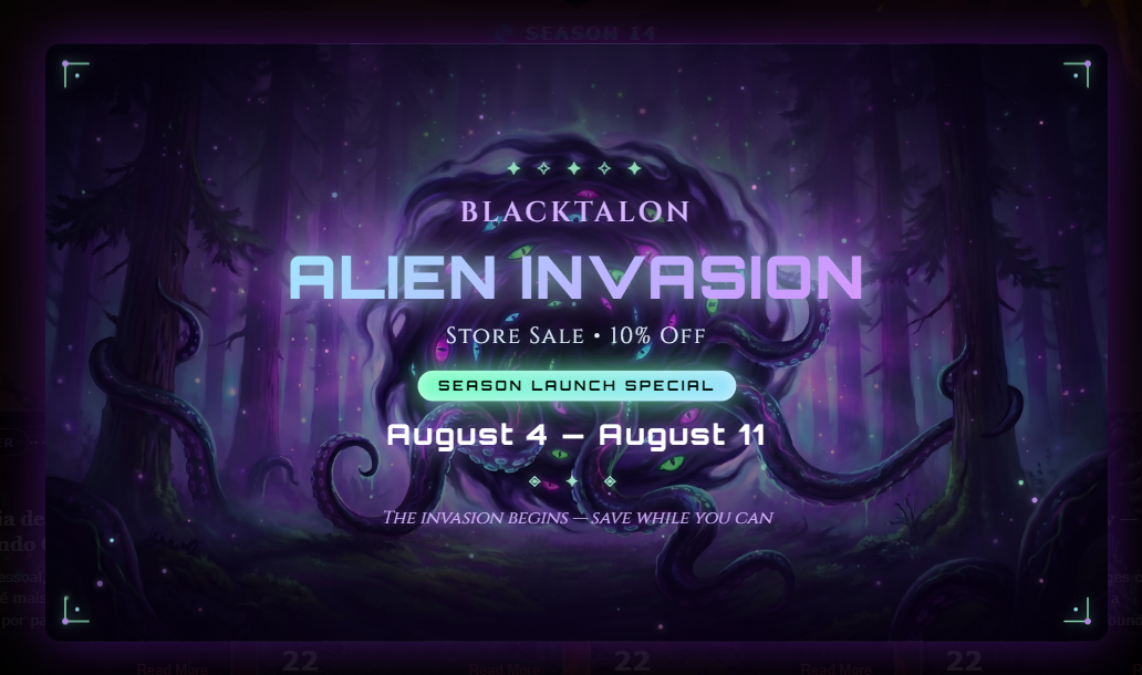 Store 10% Off, Character Creat